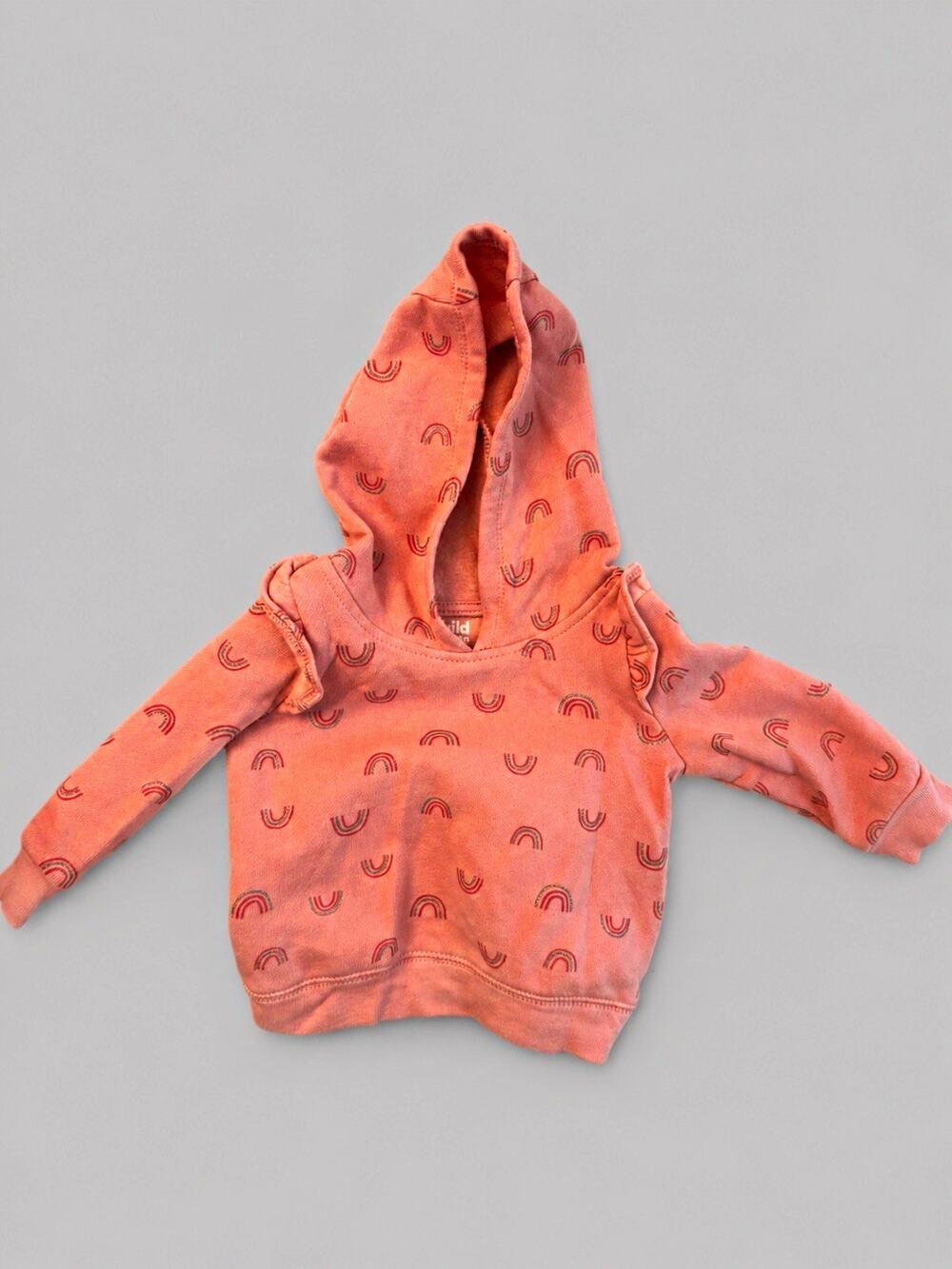 Child of Mine by Carter's 2pc Pink Rainbow Hoodie & Pants Set Girls 6-9M